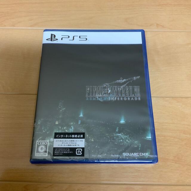 SQUARE ENIX(スクウェアエニックス)のファイナルファンタジーVII リメイク インターグレード PS5 エンタメ/ホビーのゲームソフト/ゲーム機本体(家庭用ゲームソフト)の商品写真