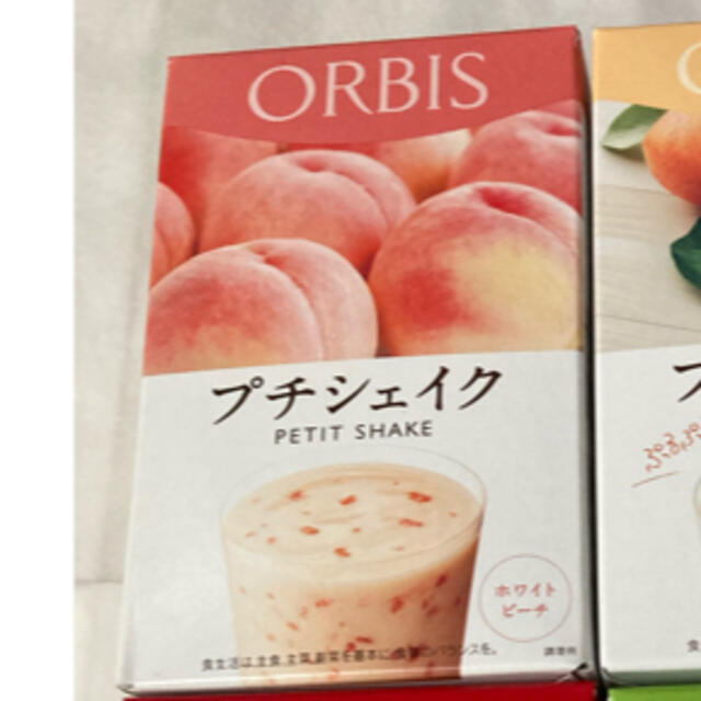 ORBIS(オルビス)のオルビス　プチシェイク　ホワイトピーチ　1箱7食　ダイエット食品　おきかえ コスメ/美容のダイエット(ダイエット食品)の商品写真