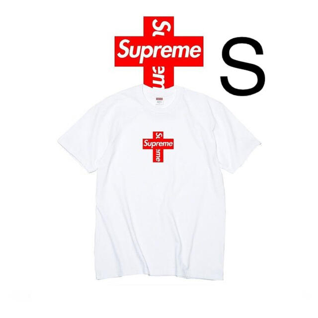 Supreme Cross Box Logo Tee white ボックス ボゴ