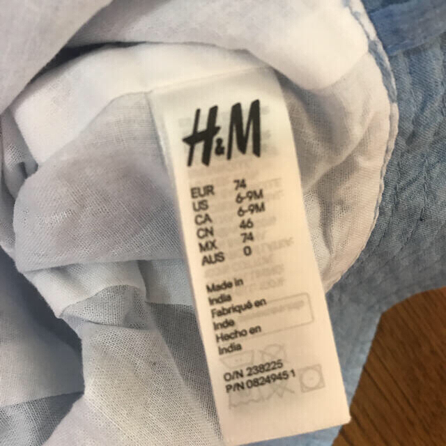 美品　H&M ベビー帽　3点 キッズ/ベビー/マタニティのこども用ファッション小物(帽子)の商品写真