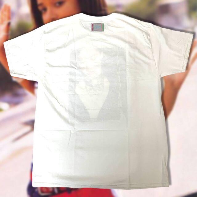CROSS COLOURS(クロスカラーズ)の新品 クロスカラーズ × アリーヤ 半袖 Tシャツ L ホワイト コラボ メンズのトップス(Tシャツ/カットソー(半袖/袖なし))の商品写真