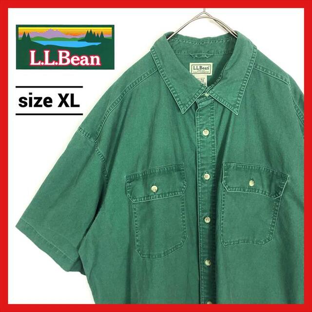 90s  エルエルビーン 半袖シャツ オーバーサイズ XL