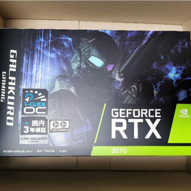 新品送料込 玄人志向 GG-RTX3070-E8GB/OC/DF2