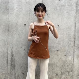 ユニクロ(UNIQLO)のユニクロ　 MameKuroguchi  エアリズムコットンブラキャミソール(キャミソール)