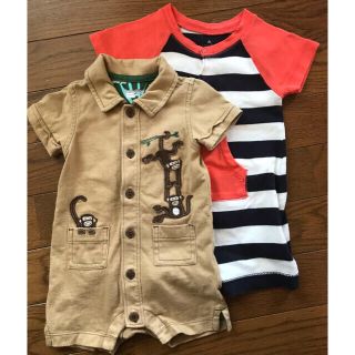 ベビーギャップ(babyGAP)のベビーギャップ　ロンパース　2枚セット(ロンパース)