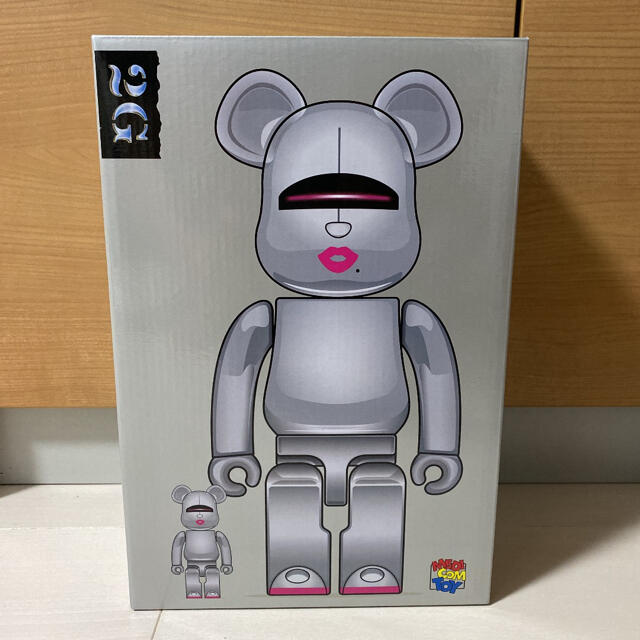 BE@RBRICK SORAYAMA × 2G SILVER 100%&400%