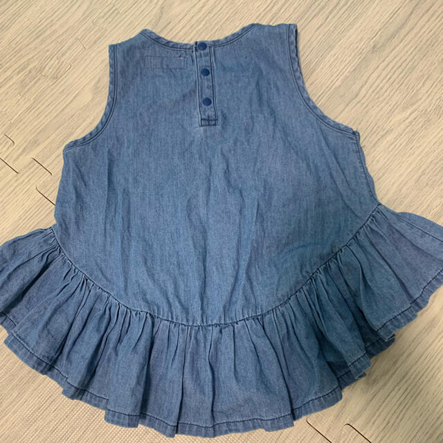 mezzo piano(メゾピアノ)のメゾピアノ　チュニック　100 キッズ/ベビー/マタニティのキッズ服女の子用(90cm~)(Tシャツ/カットソー)の商品写真