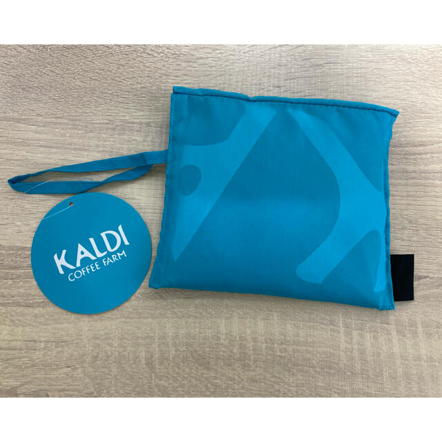 KALDI(カルディ)のカルディ　エコバッグ　ブルー レディースのバッグ(エコバッグ)の商品写真