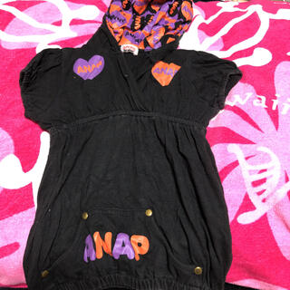 アナップキッズ(ANAP Kids)の半袖　フード付き　ANAP キッズサイズ100cm(Tシャツ/カットソー)