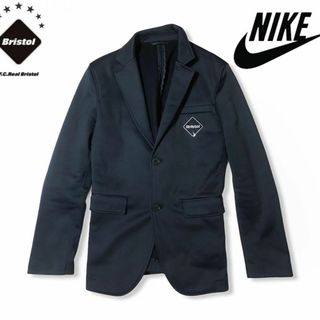 F.C.R.B x NIKE 2B ブラック ジャージ テーラードジャケット-