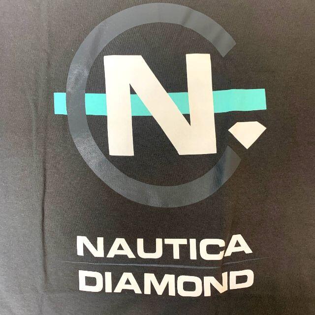 NAUTICA(ノーティカ)の新品 ダイアモンドサプライ × ノーティカ 半袖Tシャツ L ブラック  メンズのトップス(Tシャツ/カットソー(半袖/袖なし))の商品写真