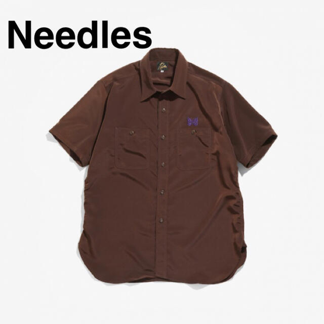 ウエケンさま専用 Needles S/S Work Shirt Brown