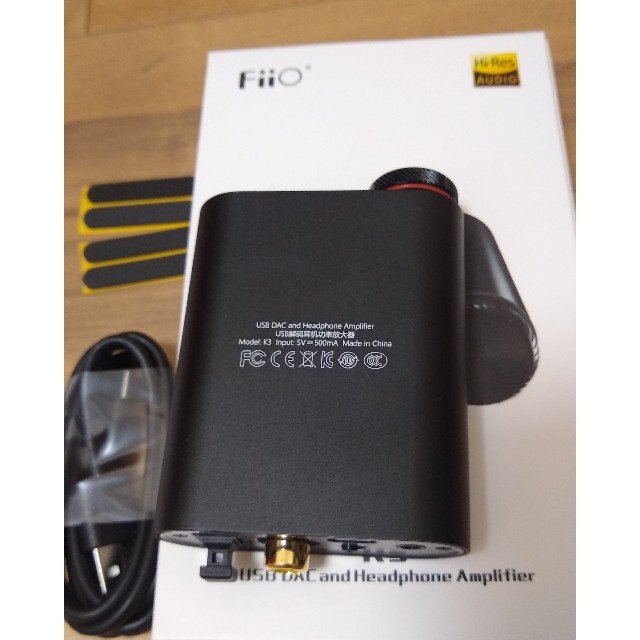 NEW特価 FiiO DAC内蔵ヘッドホンアンプの通販 by こりばり's shop｜ラクマ K3 USB 2022品質保証