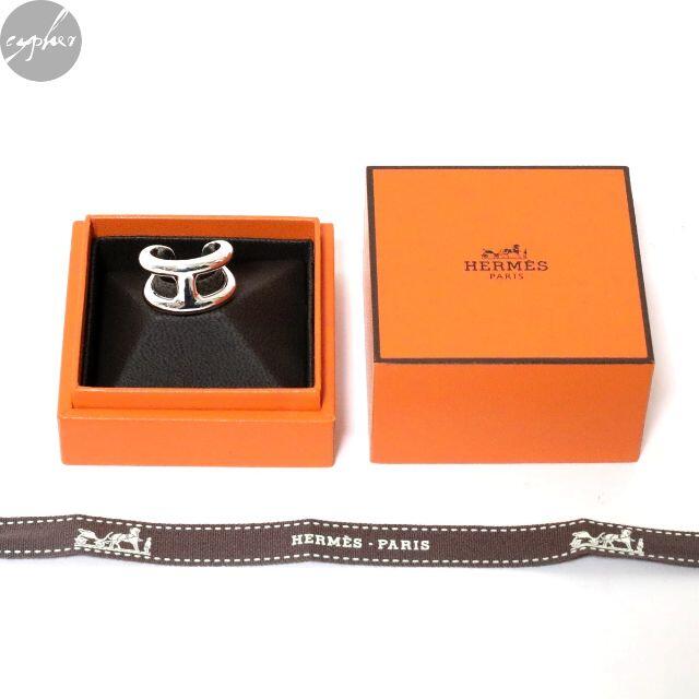 Hermes(エルメス)のHERMES OSMOSE PM シルバー リング 52 新品エルメス オスモズ レディースのアクセサリー(リング(指輪))の商品写真