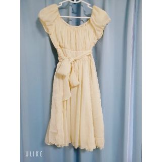 axes femme(ひざ丈ワンピース ・ イエロー/黄色系)のフリマ axes femme(ひざ丈ワンピース ・ イエロー/黄色系)のフリマ