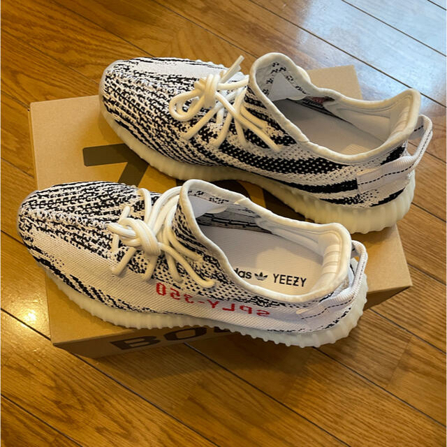 Adidas Yeezy Boost 350 V2 ZEBRAメンズ