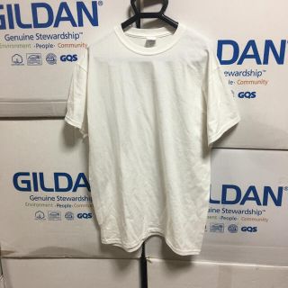 ギルタン(GILDAN)のGILDANギルダン☆半袖無地Tシャツ☆ポケット無し☆ホワイトXL白(Tシャツ/カットソー(半袖/袖なし))