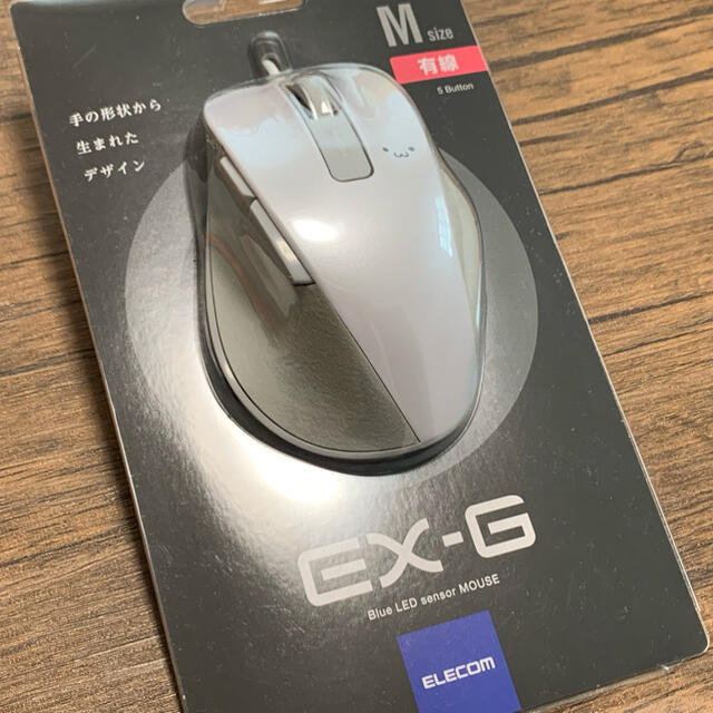 ELECOM(エレコム)のエレコム　ELECOM マウス　有線　Mサイズ　EX-G スマホ/家電/カメラのPC/タブレット(PC周辺機器)の商品写真