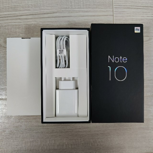 スマートフォン本体Xiaomi Mi Note 10 グレイシャーホワイト
