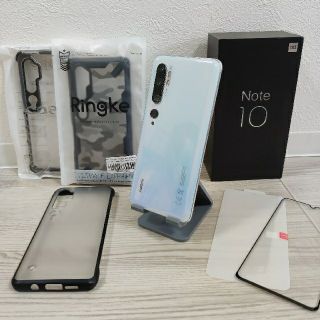 アンドロイド(ANDROID)のXiaomi Mi Note 10 グレイシャーホワイト(スマートフォン本体)