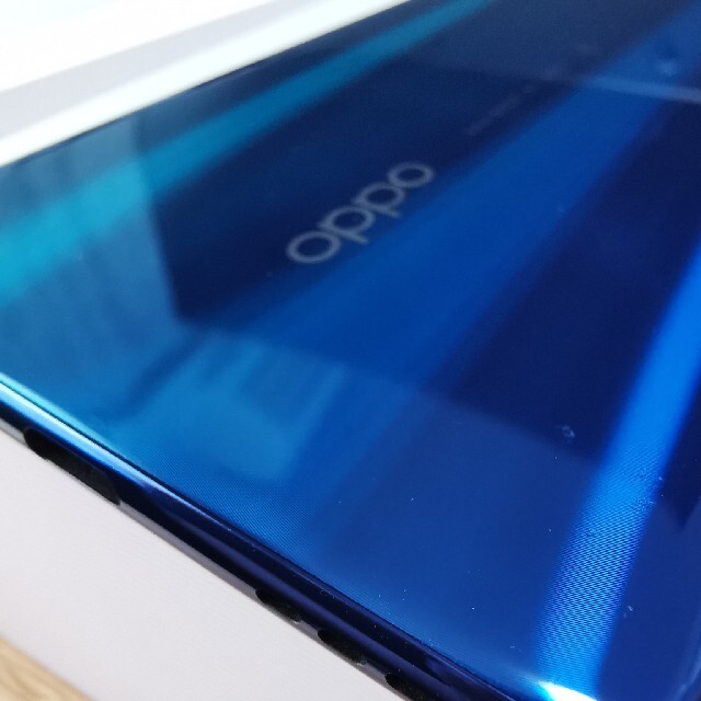 OPPO a blue 6gb | 128gb 美品の通販 by shumi no smart phone 's shop｜オッポならラクマ - oppo Reno 格安大人気