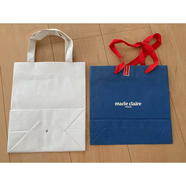 Marie Claire(マリクレール)のマリクレ・コムサイズム　ショップ袋　2点セット レディースのバッグ(ショップ袋)の商品写真