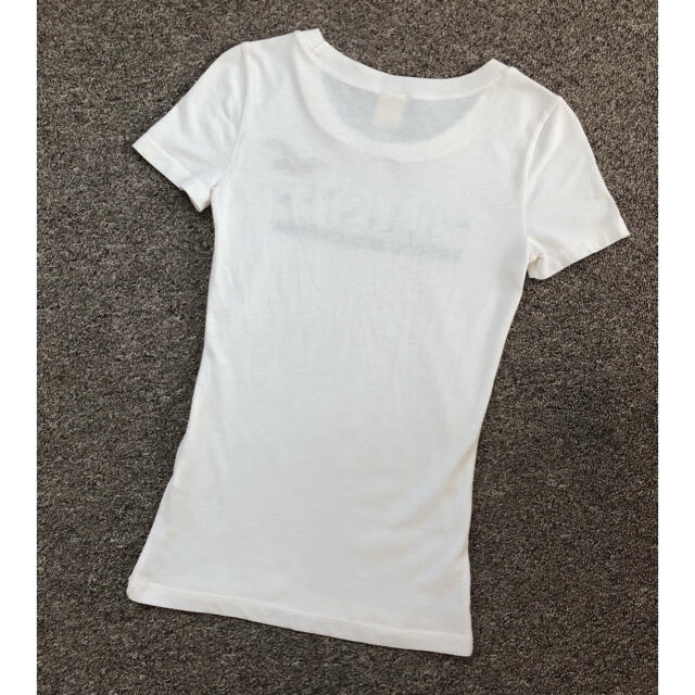 Hollister(ホリスター)の【HOLLISTER】半袖 ロゴ Tシャツ XS (レディース) 白 レディースのトップス(Tシャツ(半袖/袖なし))の商品写真