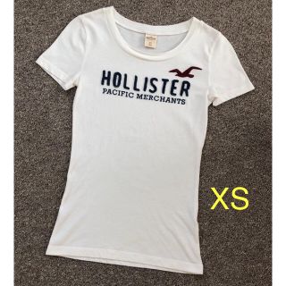 ホリスター(Hollister)の【HOLLISTER】半袖 ロゴ Tシャツ XS (レディース) 白(Tシャツ(半袖/袖なし))