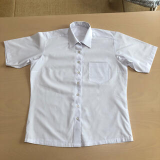 イオン(AEON)の形態安定加工　半袖シャツ　制服用（女子用１６０センチ）(ブラウス)