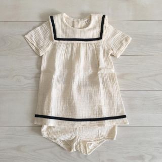 エイチアンドエム(H&M)のH&M Baby セーラーカラー　セットアップ　98 エイチアンドエム　ベビー(ブラウス)