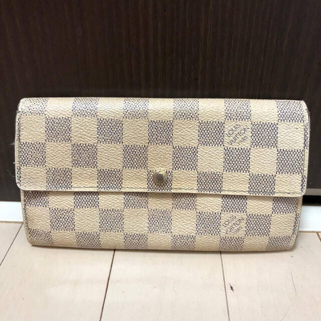 LOUIS VUITTON ダミエ アズール ポルトフォイユサラ 長財布 小物