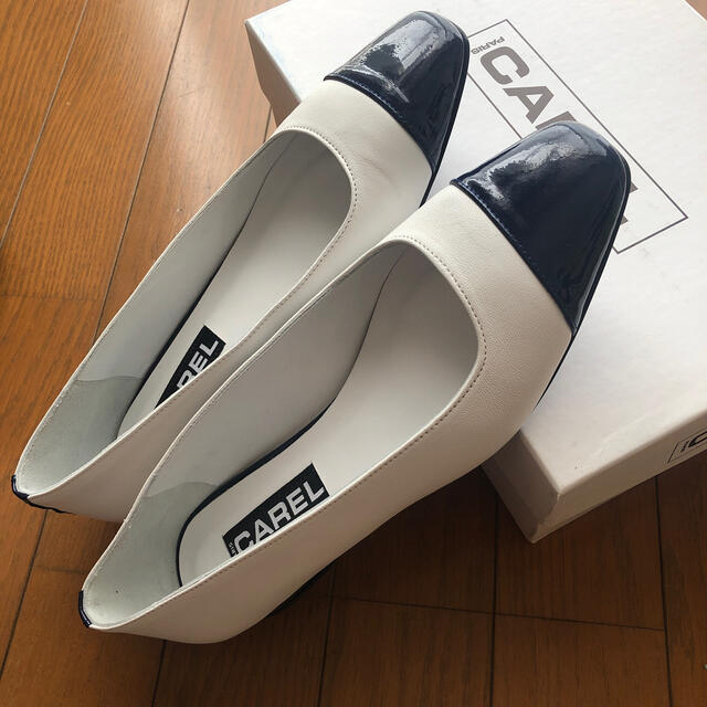 新品未使用 Carel Paris バイカラー パンプス - ハイヒール/パンプス