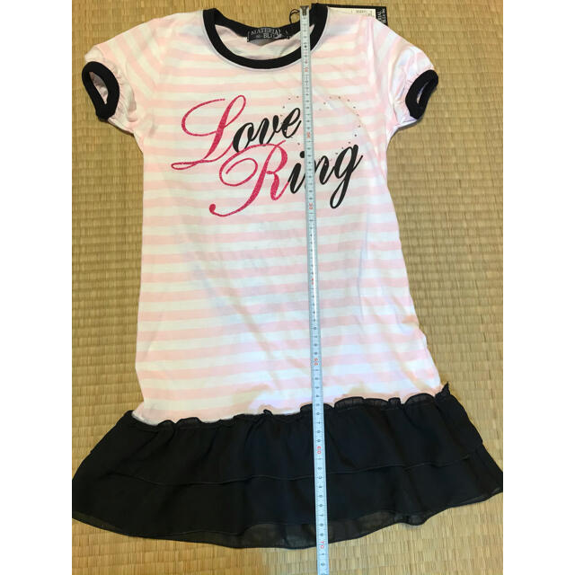 新品　女児　Tシャツチュニック　150cm キッズ/ベビー/マタニティのキッズ服女の子用(90cm~)(Tシャツ/カットソー)の商品写真