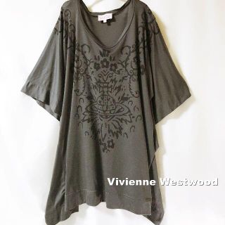 ヴィヴィアンウエストウッド(Vivienne Westwood)の【Vivienne Westwood】ORB総柄 スクエア BIG カットソー(カットソー(半袖/袖なし))