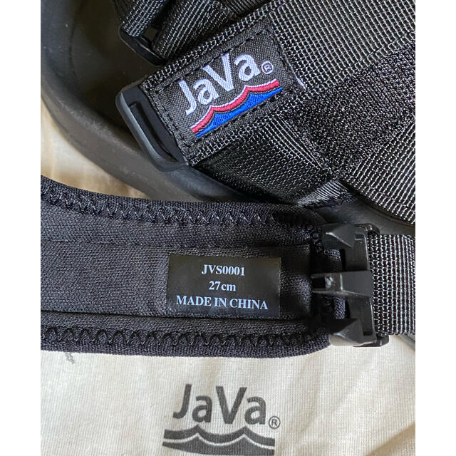 George様専用☆JaVa☆フラットベルクロスポーツサンダル メンズの靴/シューズ(サンダル)の商品写真