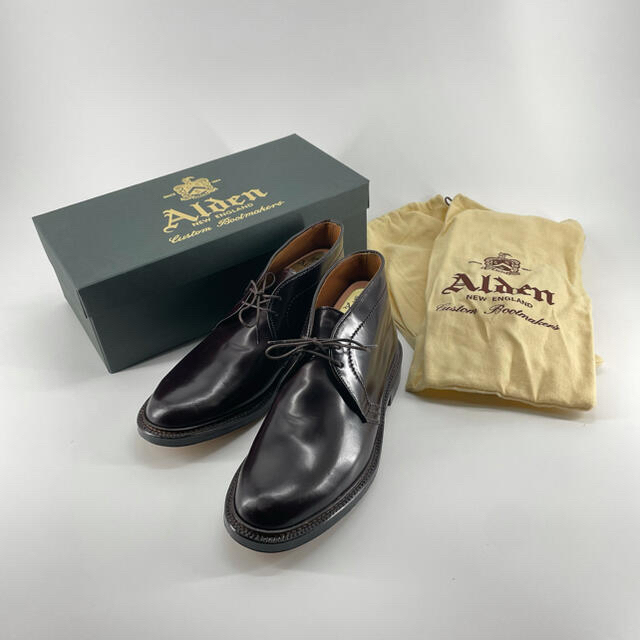 Alden コードバンチャッカーブーツ　完全未使用貴重品ドレス/ビジネス