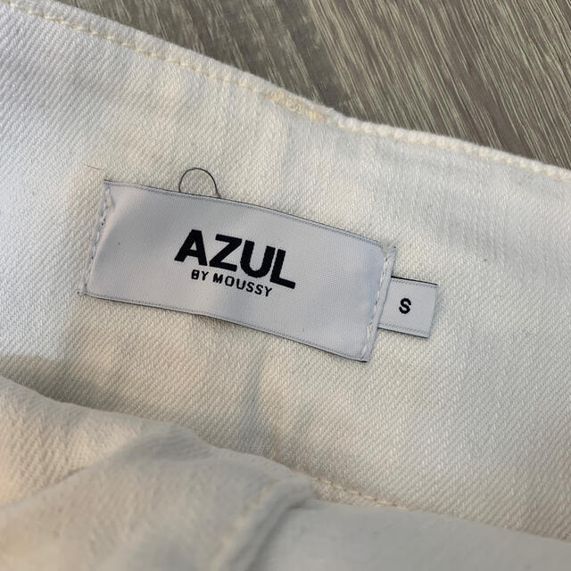 AZUL by moussy(アズールバイマウジー)のAZUL by moussy ホワイトデニムロングスカート レディースのスカート(ロングスカート)の商品写真