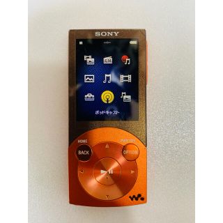 ウォークマン(WALKMAN)のSONY ウォークマン NW-S644 オレンジ(ポータブルプレーヤー)