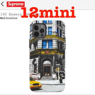 シュプリーム(Supreme)のシュプリーム　携帯カバー　iPhone12 mini(iPhoneケース)