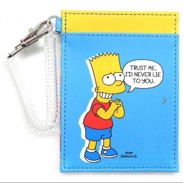 SIMPSON - シンプソンズ パスケース 定期入れ カードケース ストラップ