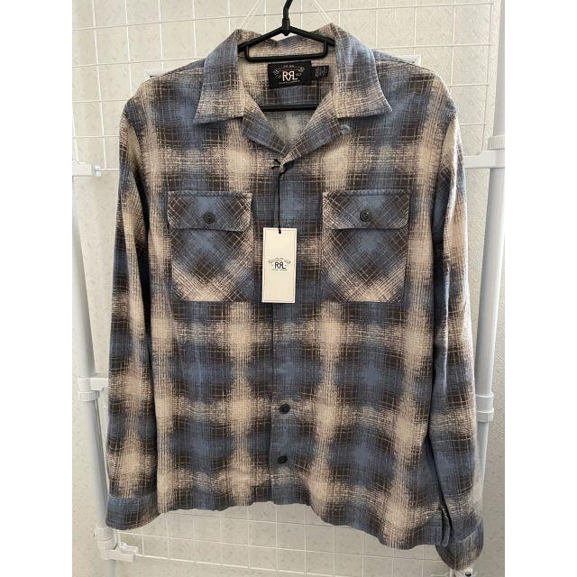 RRL プラッドプリント ブラッシュド キャンプシャツ 贅沢屋の 49.0