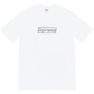 シュプリーム(Supreme)のKAWS Chalk Logo Tee White (Tシャツ/カットソー(半袖/袖なし))