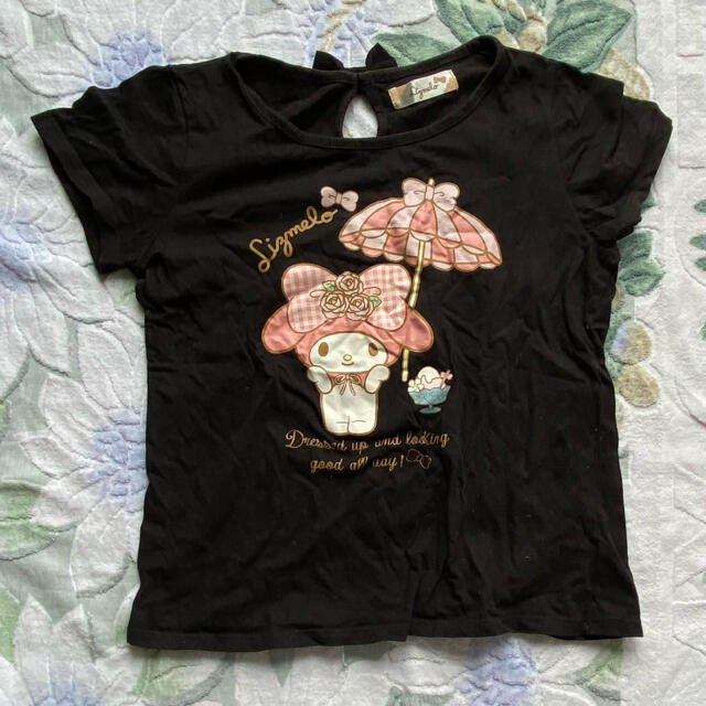 マイメロディ(マイメロディ)のサンリオ　リズメロ　半袖　Tシャツ　カットソー　M マイメロ レディースのトップス(Tシャツ(半袖/袖なし))の商品写真