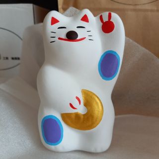 新品‼️未使用‼️輪葉葉☆招き猫☆(置物)