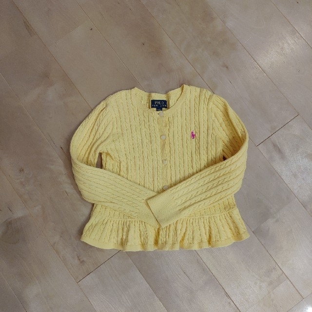 POLO RALPH LAUREN(ポロラルフローレン)のラルフローレン　ペプラム　カーディガン　120 キッズ/ベビー/マタニティのキッズ服女の子用(90cm~)(カーディガン)の商品写真