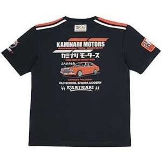 テッドマン(TEDMAN)のｶﾐﾅﾘﾓｰﾀｰｽ/3代目ﾛｰﾚﾙ/Tｼｬﾂ/ﾌﾞﾗｯｸ/KMT-145(Tシャツ/カットソー(半袖/袖なし))