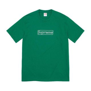 シュプリーム(Supreme)のsupreme KAWS Chalk Logo Tee(Tシャツ/カットソー(半袖/袖なし))