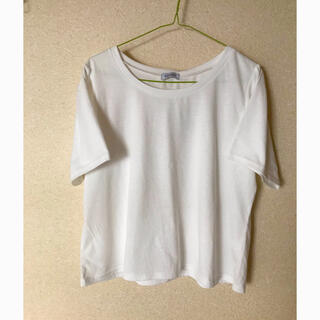 シマムラ(しまむら)の4Lサイズ　白Tシャツ(Tシャツ(半袖/袖なし))