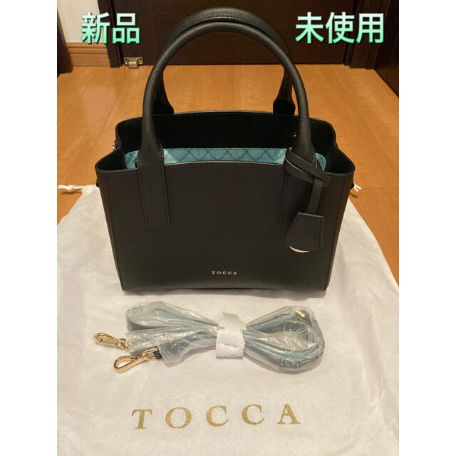 二次会【早い者勝ち‼︎】新品 トッカ バッグ TOCCA NOBLE BAG ブラック