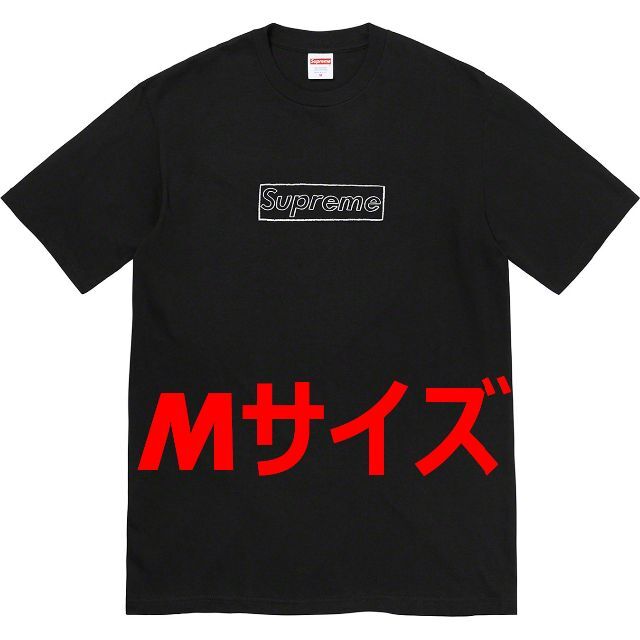 Supreme KAWS Chalk Logo Tee Black 【数々のアワードを受賞】 40.0 ...